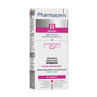 PHARMACERIS R CALM ROSALGIN, raminamasis kremas mažinantis paraudimus, 30 ml