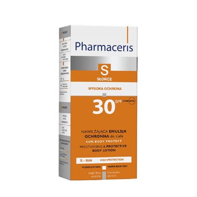 PHARMACERIS S, drėkinamasis kūno kremas, SPF30, 150 ml