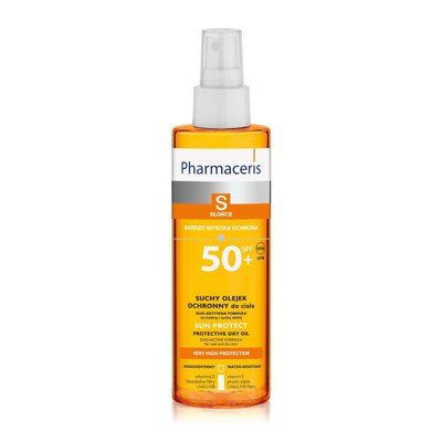 PHARMACERIS S, purškiamas aliejus, SPF50+, 200 ml