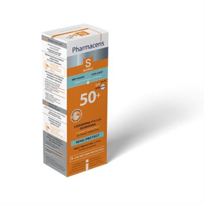 Pharmaceris S SENSI PROTECT, apsauginė emuslija jautriai odai, SPF50+, 50 ml