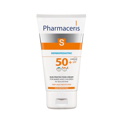 PHARMACERIS S, SUN PROTECTION apsauginis kremas vaikams, SPF50+, 125 ml
