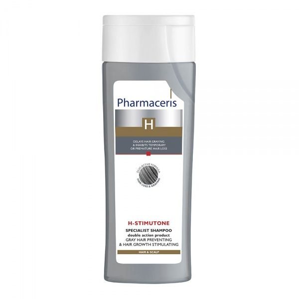 PHARMACERIS H STIMUTONE, žiliems plaukams šampūnas, 250 ml