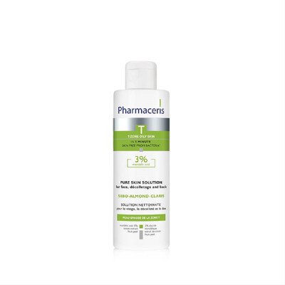 PHARMACERIS T SEBO ALMOND CLARIS, valiklis, 190 ml