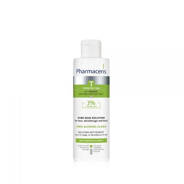 PHARMACERIS valantis skystis riebiai, mišriai odai T SEB0-ALMOND-CLARIS, 190 ml