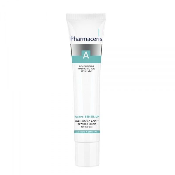 PHARMACERIS vandens pagrindo veido kremas su hialurono rūgštimi A HYALURO-SENSILIUM, 40 ml
