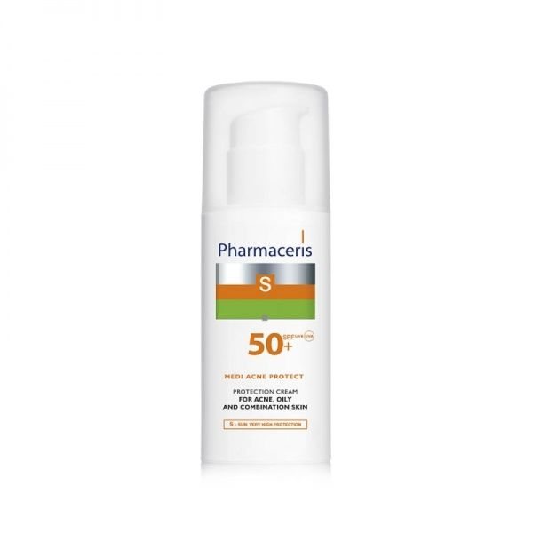 PHARMACERIS veido kremas S MEDI ACNE PR, SPF50+, 50 ml