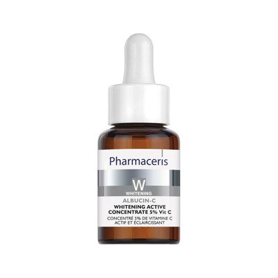 PHARMACERIS W ALBUCIN C, skaistinamasis serumas, 30 ml