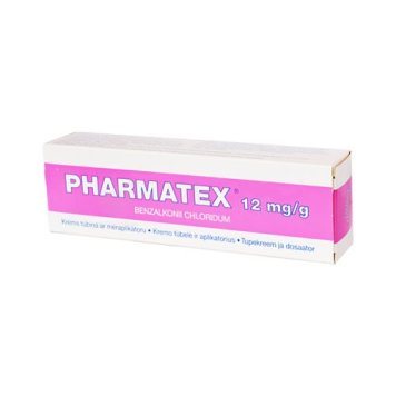 PHARMATEX 12 mg/g makšties kremas, galioja iki 2026 10 31, 72 g