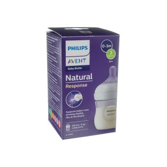 PHILIPS AVENT buteliukas NATURAL RESPONSE SCY900/01, 125 ml