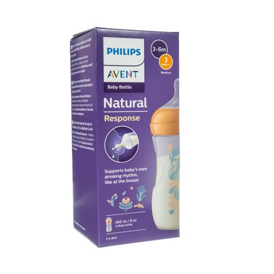 PHILIPS AVENT, buteliukas "Natural Response" SCY903/74, 260 ml