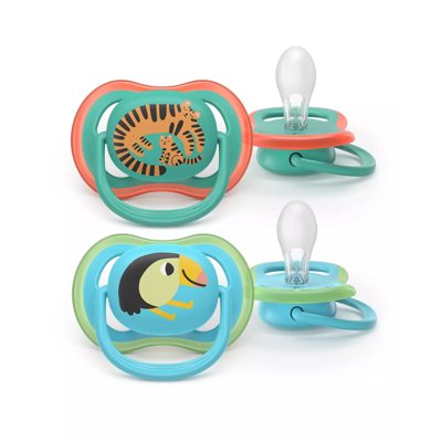 PHILIPS AVENT, Čiulptukas silikoninis, nuo 6-18 mėn. N2 „Ultra air“ SCF087/11