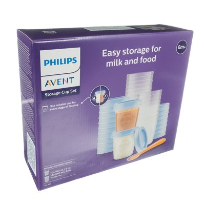 PHILIPS AVENT, indelių rinkinys Via maisteliui laikyti, SCF721/20, 20 vnt