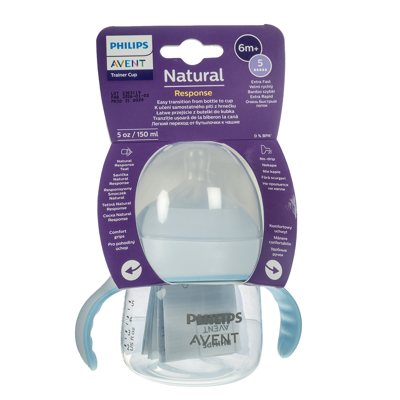 PHILIPS AVENT NATURAL RESPONSE, Buteliukas/puodelis su ypač greitos tėkmės žinduku, (SCF263/61), 150 ml