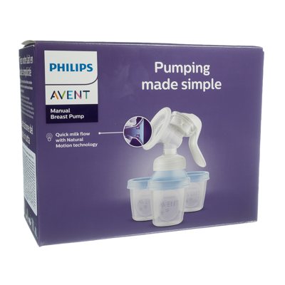 PHILIPS AVENT, pientraukis rankinis su VIA indeliais, SCF430/13 (1/637)
