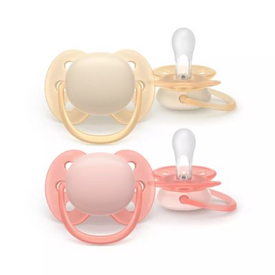 PHILIPS AVENT „Ultra soft“ Čiulptukas, silikoninis nuo 0-6 mėn. N2 SCF091/38