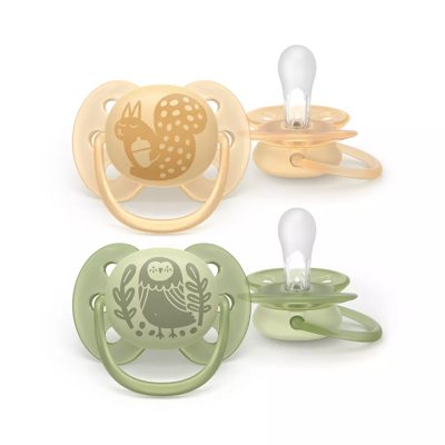 PHILIPS AVENT „Ultra soft“ Čiulptukas, silikoninis nuo 6-18 mėn. N2 SCF091/46