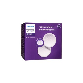 PHILIPS AVENT vienkartiniai įklotai į liemenėlę, 60 vnt
