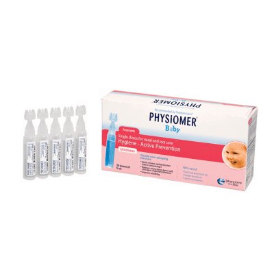 PHYSIOMER izotoninis tirpalas, vienkartinės dozės nosies ir akių priežiūrai, N30, 5 ml