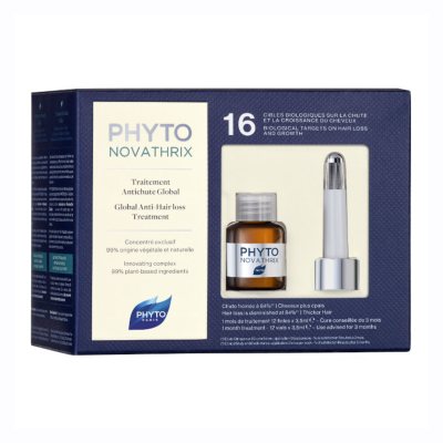 PHYTO priemonė nuo plaukų slinkimo NOVATRIX, ampulės, N12, 3.5 ml