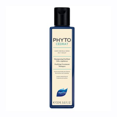PHYTO valomasis šampūnas riebiai galvos odai CEDRAT, 250 ml