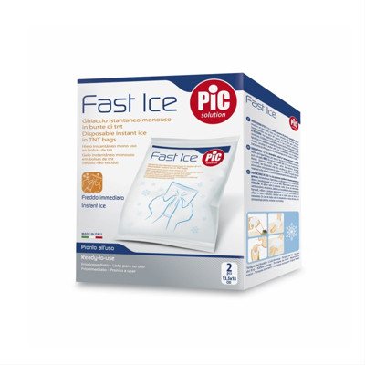 PIC FAST ICE, Šaldantis dirbtinio ledo paketas, vienkartinis, 2 vnt