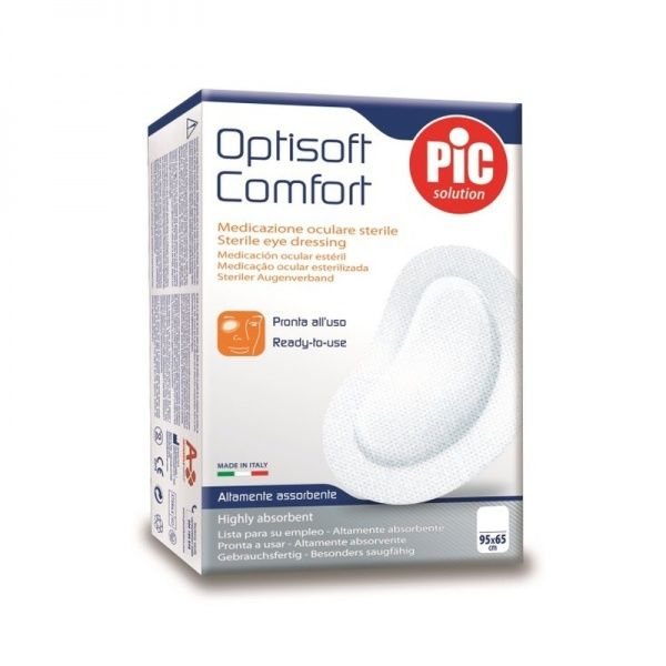 PIC SOLUTION akių pleistras OPTISOFT COMFORT, 10 vnt