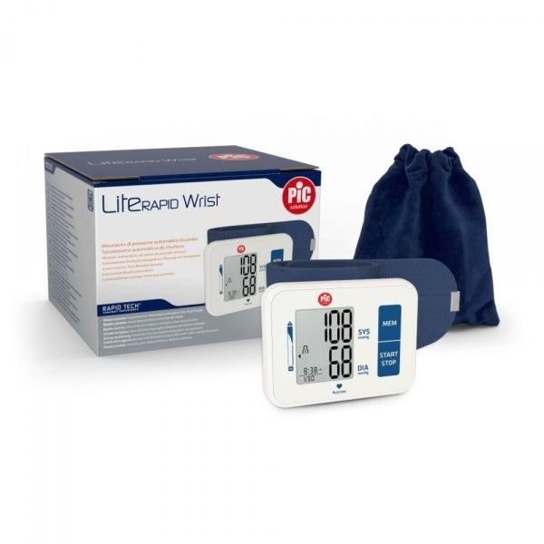 PIC SOLUTION automatinis kraujo spaudimo matuoklis LIFE RAPID WRIST, 1 vnt