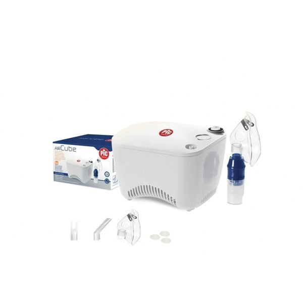 PIC SOLUTION ekonominis, kompresorinis inhaliatorius AIR CUBE, 1 vnt
