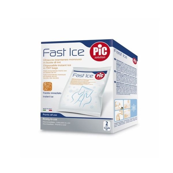 PIC SOLUTION šaldantis dirbtinio ledo paketas FAST ICE, 2 vnt