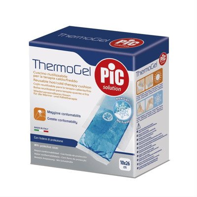 PIC THERMOGEL BASIC, Šalčio/šilumos paketas, daugkartinis, be šerkšno, 1vnt., 10 x 26 cm