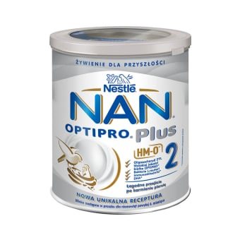 Pieno mišinys NAN OPTIPRO Plus 2, kūdikiams nuo 6 mėn., 800 g+specialus dozavimo šaukštelis, 800 g