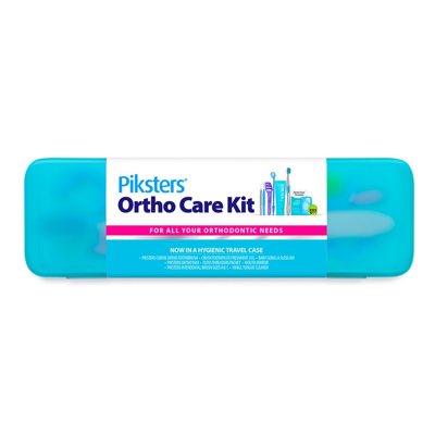 PIKSTERS ORTHO CARE KIT, burnos higienos priemonių rinkinys ortodontiniams pacientams, 1 vnt