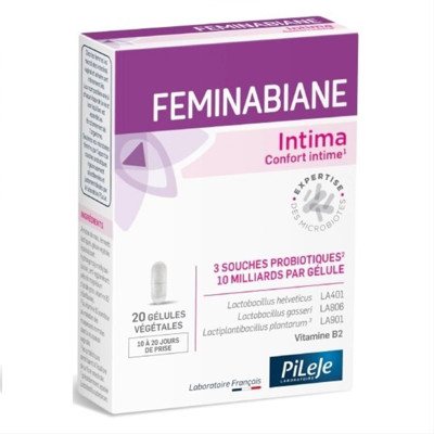 PILEJE FEMINABIANE INTIMA, 20 kapsulių