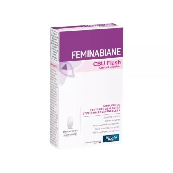 PILEJE maisto papildas FEMINIABIANE CBU FLASH, 20 tab.