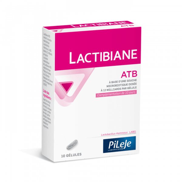 PILEJE maisto papildas LACTIBIANE ATB, 10 kaps.