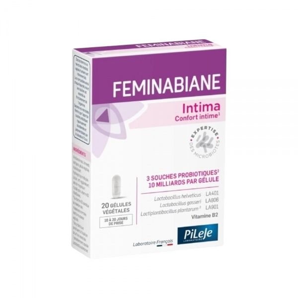 PILEJE maisto papildas moterims FEMINIABIANE INTIMA, 20 kaps.