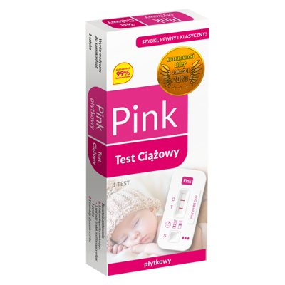Pink nėštumo testas – kasetinis 25 mIU, N1