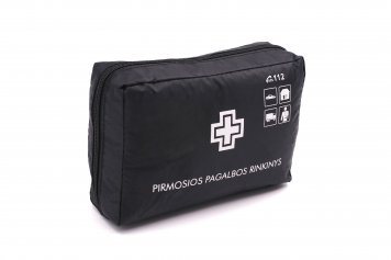 Pirmos pagalbos rinkinys PVC dėkle (Atitinka SAM Nr.V-2876)
