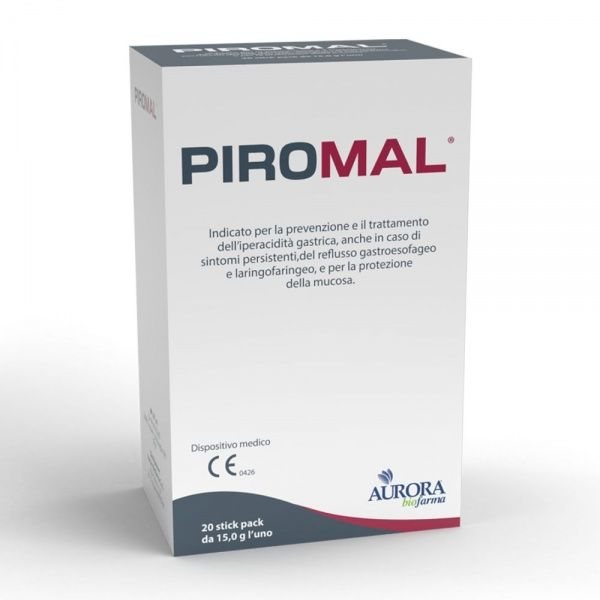 PIROMAL gelis nuo refliukso, x 15 g, 20 vnt