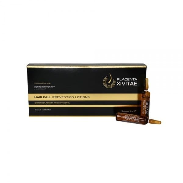 PLACENTA VITAE plaukų losjonas su placentos ekstraktu, 10 ml, 12 vnt