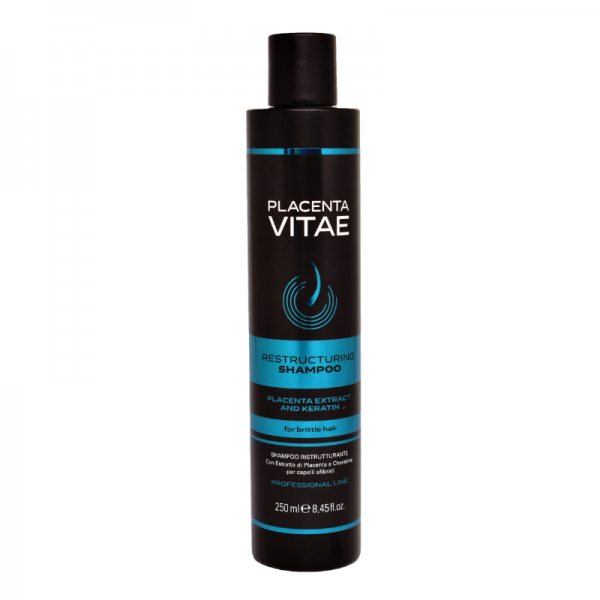 PLACENTA VITAE šampūnas su keratinu nualintiems plaukams, 250 ml