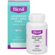 Plaukams ir odai biotino kompleksas BIOSIL ADVANCED HAIR CARE, 60 kapsulių
