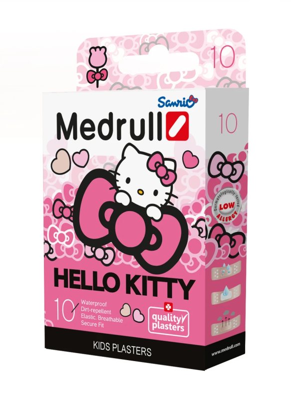 Pleistras "Hello Kitty" Medrull (vaikiškas), 10 vnt