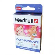 Pleistras nuo nuospaudų MEDRULL COM REMOVAL, 6 vnt