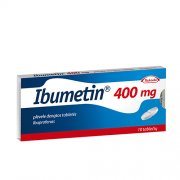 Plėvele dengtos tabletės nuo skausmo ir karščiavimo IBUMETIN 400 mg, 10 vnt