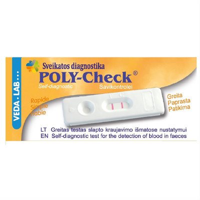 POLY-CHECK, slapto kraujo testas išmatose, 1 vnt