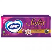 Popierinės nosinaitės ZEWA SOFTIS AROMATHERA, 4 sluoksniai, 10 x 9 vnt