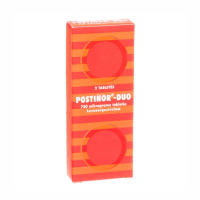 Postinor-Duo 750 µg tabletės N2