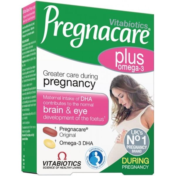 PREGNACARE maisto papildas PLUS, 28 tab. +, 28 kaps.