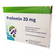 Preparatas priešmenstruaciniam sindromui PREFEMIN 20 mg, 90 tab.